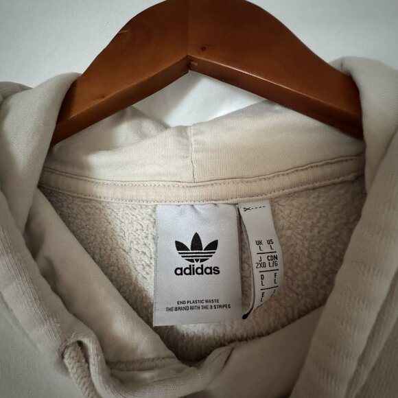 Adidas Trefoil Essential HD Stone Hoodie - Size Large (Men) - Picture 8 of 8
